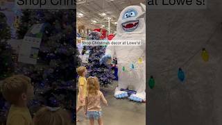 Shopped the Christmas inflatablesselection at ​⁠@lowes with my kids. #lowespartner #lowesfinds