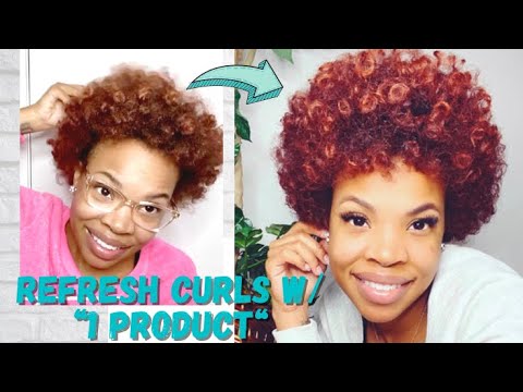 Refreshing Curly Hair | ( 1 product only!! ) /natural hair/ part 4