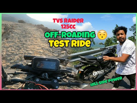 TVs raider 125cc Off-road test ride 🔥| hill side Power | Highest point of West Bengal Sandakphu