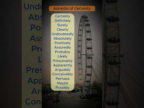 Learn and Speak English | Adverbs of certainty  #learnenglish #english #adverb #viralshorts