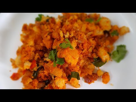 Bread Masala/ Healthy breakfast or snacks recipe #breadmasala