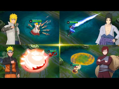 ALL POSSIBLE SKILL EFFECTS OF MLBB X NARUTO COLLABORATION