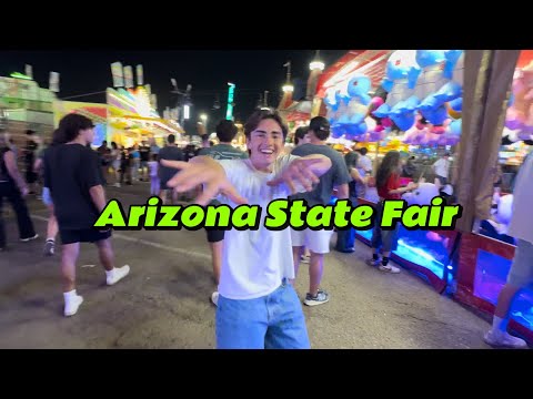 Arizona State Fair 2024 - 91º Thursday -  10/10/24 - Wristband Night - Packed Crowds -  Phoenix AZ