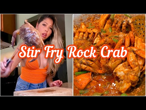 Stir Fry Rock Crab