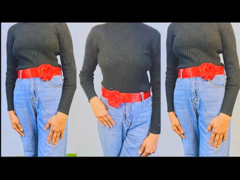 Easy belt making at home 😱 || DIY Reuse craft ♻️ || Simple steps and material 😍