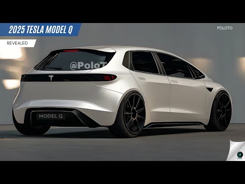 2025 Tesla Model Q Revealed - more affordable and efficient electric vehicles!