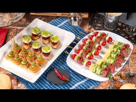 Snacks for a summer get-together with friends. Finger food ideas for party