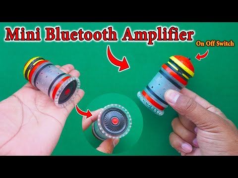 How To Make A Mini Powerful Bluetooth Amplifier | Smallest Bluetooth Amplifier | Mini Amplifier DIY