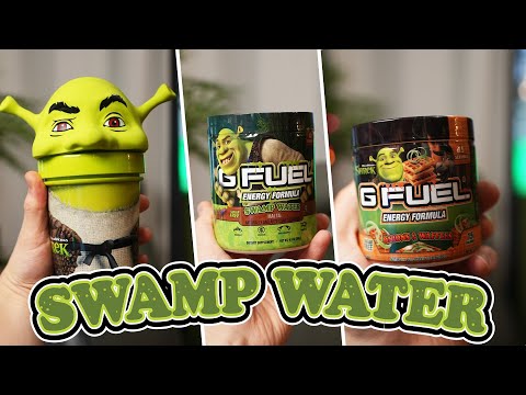 Shrek Swamp Water GFUEL & Onion & Waffles Taste Test!