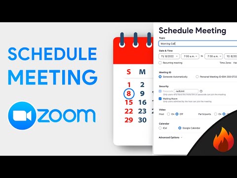 How to SCHEDULE your meeting in ZOOM | Mastering Zoom