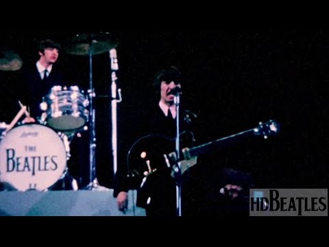 The Beatles perfoms in Forum, Montreal, Canada