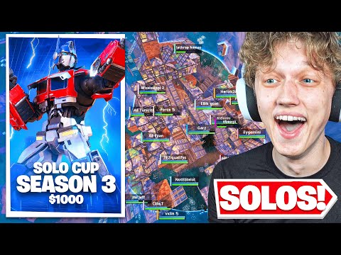 I Hosted a $1000 SOLO Tournament In Season 3 Fortnite!