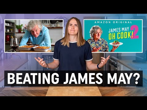 James May reacts to Lucy's cooking attempt