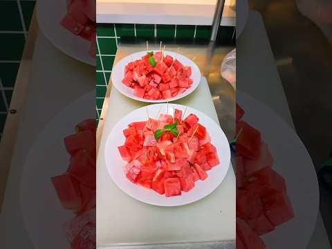 Amazing Watermelon 🍉 Make different style carving cutting design Skills#Fruit Cutting design#