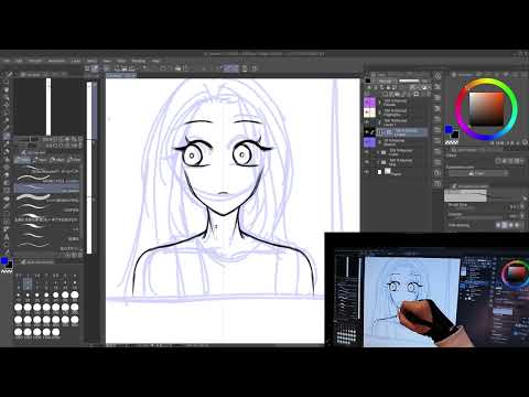 WEBTOON drawing process (2) | timelapse ♡