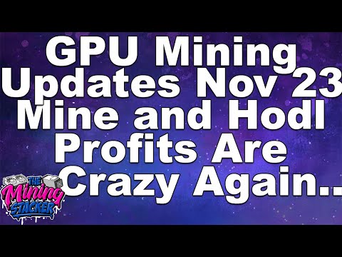 GPU Mining Updates Nov 2023 Time To Turn On The GPU Mining rigs? AI Rig/ PoUw trends ? GPU Prices?