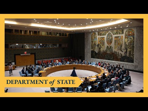 Secretary Blinken participates in a UN Security Council Session on Sudan