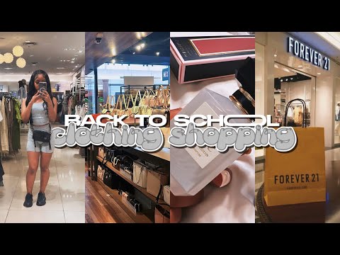 BACK TO SCHOOL CLOTHING SHOPPING + HAUL | *come shop with me @ the mall*