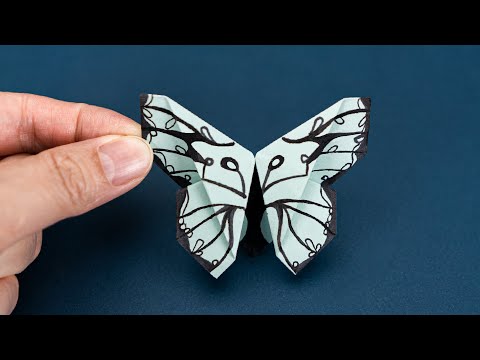 Easy Origami Butterfly - Paper Butterfly - 3D Butterfly