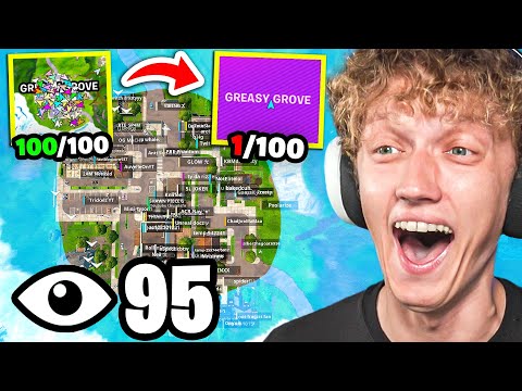 I Got 100 Players To Land At Greasy Grove In OG Fortnite! (Unreal Tournament)