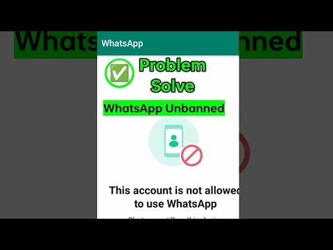 Whatsapp number unband 2024 ||  How to unband whatsapp number #shorts