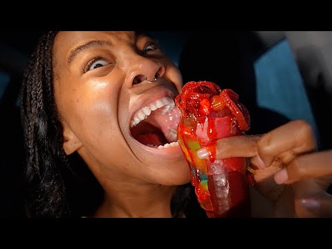 I try the VIRAL CHAMOY PICKLE from tiktok