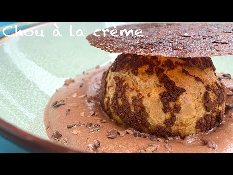 【パリ５区レストランnarro 】シュークリーム　chou à la crèmeシューアラクレーム　　　#shorts