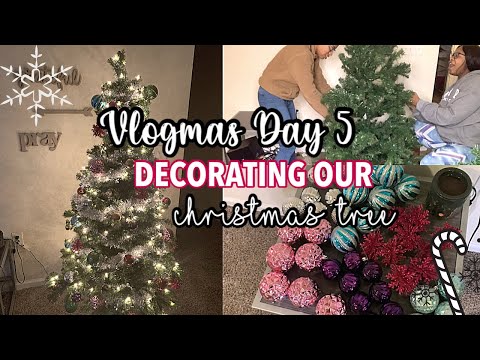 Christmas Tree Decorating 2020 | Decorate With Me (roommate edition) | Vlogmas Day 5