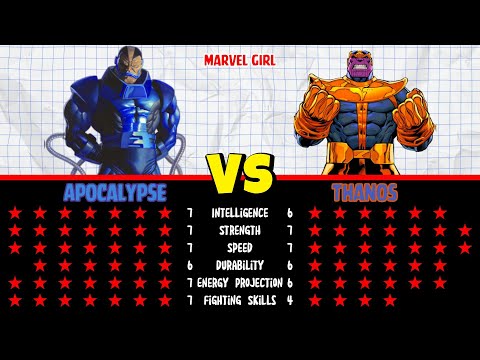 Apocalypse vs. Thanos Rank Up