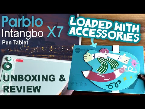 Trying Out Parblo Intangbo X7 Pen Tablet | UNBOXING & REVIEW | Most Adorable Pen Tablet!