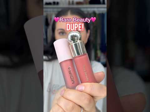 Trying an affordable #RareBeauty Soft Pinch Blush Dupe! #moira #affordablemakeup #comparison #dupes