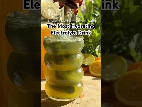 The best hydrating drink | Homemade Electrolyte Drink #electrolytes #hydrateyourself #shortsrecipe