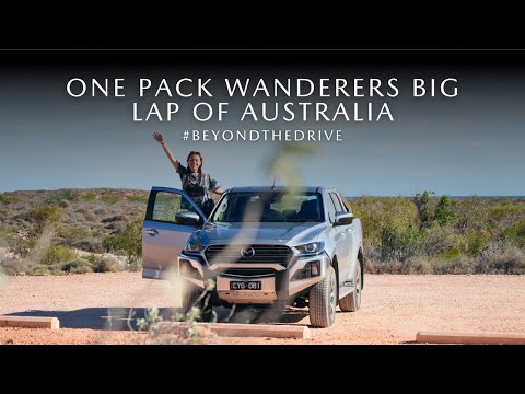 One Pack Wanderers Big Lap of Australia in Luna the Mazda BT-50