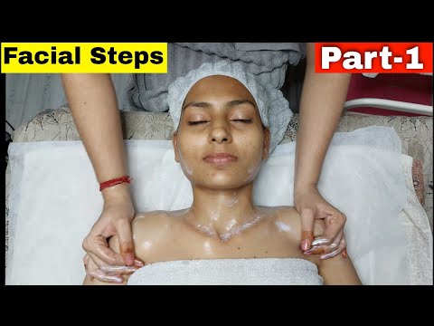 Facial Steps | Facial Steps Tutorial Part-1 | Facial | sumansi Sahgal .