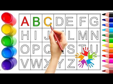 Abc Dotted Tracing, English Alphabet Writing, Preschool learning #alphabet #kidssong #todllers 01