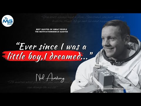 Neil Armstrong Quotes on Moon, Earth & NASA | TMGQ #11