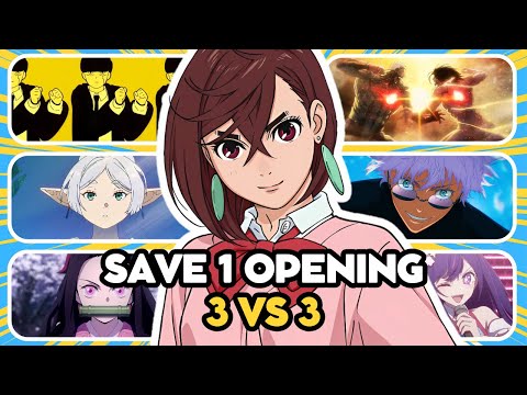 🔥 ANIME OPENING BATTLE | 3 VS 3 🎵  POPULAR OPENINGS ANIME QUIZ