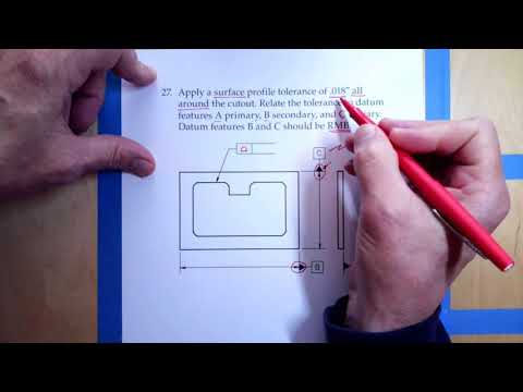 Ch 11 Profile Tolerance - Application Problem Examples