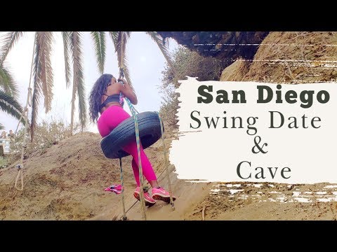 La Jolla Swing Date | The Cave Shop | La Jolla Cove in San Diego  #lajollaswing #datingstorytime