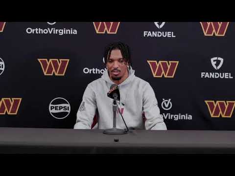 QB Jayden Daniels Speaks to the Media After Christmas Eve Practice | Washington Commanders