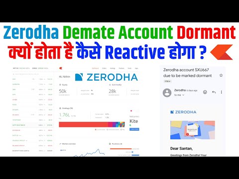 Why Zerodha/Kite Demate account Dormant | How to Reactive Zerodha/Kite Demate Account If Dormant