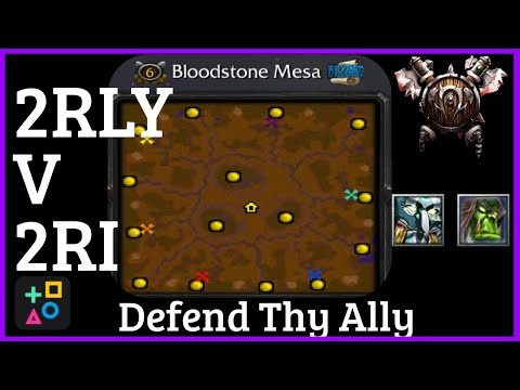 🟪🪓Bloodstone Mesa [2v2] - Orc x2 vs. Night Elf & Human - Yts POV