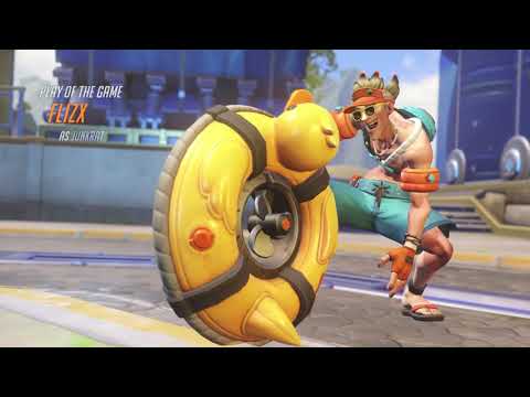 Overwatch 2: Holding M1 to get a Junkrat play