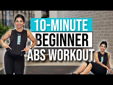 10-Minute Quick & Effective Beginner Abs Workout for Toning