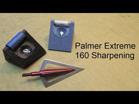 Palmer Extreme cut 160 broadhead sharpening