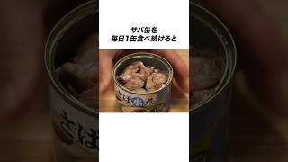 サバ缶を毎日食べ続けると体に信じられないことが起きる