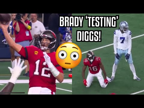 When Tom Brady CHALLENGED Trevon Diggs 😳 (QB vs DB Matchup) Buccaneers Vs Cowboys 2022 Highlights