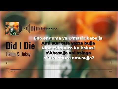 Did I Die - Hatim & Dokey (Official Lyrics Video)