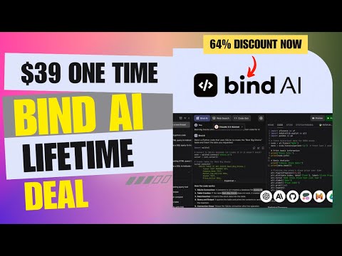 🔰💠🔰 Bind AI Lifetime Deal | Write Faster, Code Smarter | $39 Lifetime Deal | 64% Now