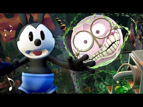 Epic Mickey Rebrushed - 100% Walkthrough - Part 1: Rotten to the Core! (Thinner Path)